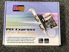 Syba PCI-Express 2 Port Serial Card - SD-PEX15022 - New inBox picture