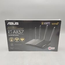 -NEW- ASUS RT-AX57 Dual Band WiFi 6 Extendable Router - Black picture