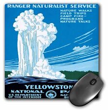 3dRose Ranger Naturalist Service Yellowstone l Park, US Dept of Interior MousePa picture