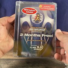 AOL 9.0 Optimized 2 Months Free McAfee Included CD ROM Discs New Sealed picture
