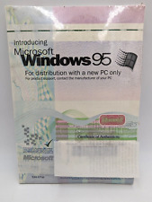 Introducing Microsoft Windows 95 For Distribution With A New PC Only CD NEW picture