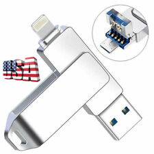 1TB 2TB Portable Metal USB Flash Drive Memory Photo Stick OTG For iPhone iPad PC picture