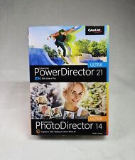 SEALED CyberLink Ultra Powerdirector 21 & Photodirector 14 Video & Photo Editing picture