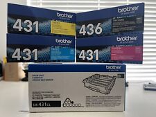 Brother TN436 Black and TN431 (C/M/Y) Toner Cartridge Set with DR431CL Drum Unit picture