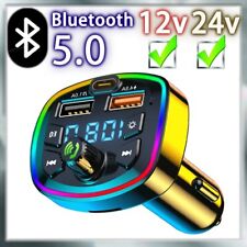 Bluetooth 5.0 Car Wireless FM Transmitter Adapter For Samsung S24 S23 S22 S21 FE picture