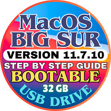 MacOS BIG SUR 11.7.10 Bootable USB - Install, Restore, Repair, Guide, Fast Ship picture