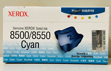 New Genuine Xerox Cyan 8500 8550 Solid Ink Cartridges In Box picture