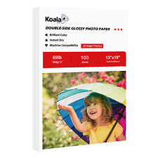 100 Sheets Koala Double Sided Glossy Inkjet Photo Paper 13x19 69lb Heavy Weight picture
