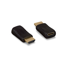 1in HDMI Type C Female Mini to HDMI Type A Male Adapter - Black picture