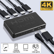HDMI Splitter 1 In 4 Out 4K UHD HD 1080P 4-Port Repeater Splitter Amplifier 1x4 picture
