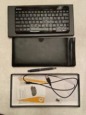 Brookstone Executive Bluetooth Keyboard & Stylus Set with Leather Sleeve picture