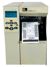 Refurbished Zebra 105SL Plus Thermal Transfer Label Printer Peel Rewind LAN USB picture