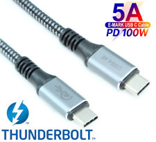 2ft USB4 Type-C Thunderbolt 3 (40Gbps  100W  PD  8K) Braided Cable picture