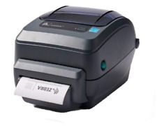 Zebra GX430t Thermal Label Barcode Tag Printer Front Cutter Ethernet RJ45 LAN picture