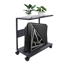 Computer Tower Stand Under Desk PC CPU Stand with Lockable Caster Wheels 2-Layer picture