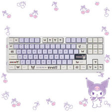 Cute Kuromi Pochacco Cherry PBT RGB Wired MX Mechanical Keyboard 88/109 keys New picture