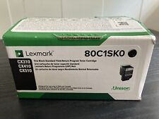 Lexmark 80C1SK0 Black Toner Cartridge CX310 CX410 CX510 Factory Sealed picture