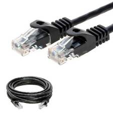 10 pcs 10ft Cat6 Patch Cord Cable Ethernet Internet Network LAN RJ45 UTP Black picture