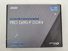 MSI Pro Z690-P DDR4, LGA 1700 Intel Socket Motherboard (Please Read) picture