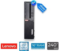 Lenovo ThinkCentre M710s SFF Intel i7 7th Gen 16GB RAM 240GB SSD Win 10 Desktop picture