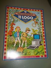 1982 TI-99/4A TI99 Programming Discovery in TI LOGO STUDENT GUIDE manual book picture