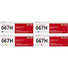 067 Toner Cartridge Set - High Yield 067H 4 Pack Replacement for Canon 067 Toner picture