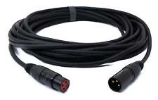 Audio Cable 32 10/12ft XLR 3 Pin Plug To Socket Aux Adapter IN Black picture