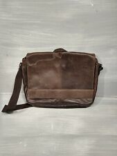 Wilson's Leather Pelle Studio  Brown Messenger Cross Body Bag briefcase School picture