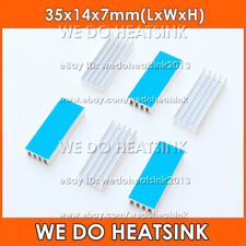 35x14x7mm Silver Heatsink Cooler Radiator With Thermal Double Sided Adhesive Pad picture
