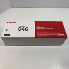Canon 046 Cyan Toner Cartridge 1249C001 Genuine Original OEM - NEW/SEALED picture