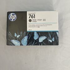 2020 GENUINE HP #761 400ml Dark Gray Cartridge CM996A DesignJet T7100 NEW SEALED picture
