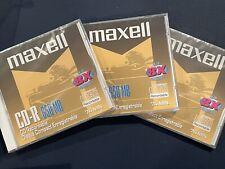 MAXELL CD-R74  RECORDABLE DISCS 650Mb 74 minute New Factory Sealed Lot of 3 picture