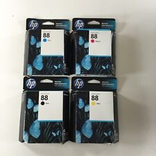 Genuine HP 88 Ink Cartridge 4-Pack BLACK, CYAN, MAGENTA, YELLOW picture
