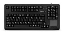 Compact QWERTY Mechnical USB Keyboard with Touchpad - 104 Keys, 16