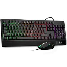 RK400 RGB Gaming Keyboard and Mouse Combo ,Wired Mechanical Feel 3-LED Backli... picture