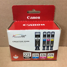 Genuine Canon PGI-225 Black & CLI-226 Color Ink Cartridges (4 Pack) Brand New picture
