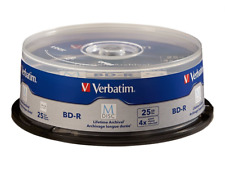  VERBATIM M Disc 25GB BD-R 4X Branded Logo 25 pk Spindle 98909 picture