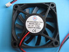 10 pcs Brushless DC Cooling Fan 5V 6010S 11 Blade 60x60x10mm Sleeve Bearing 2pin picture