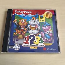 Fisher Price 1 2 3’s Ages 3-5 Windows CD ROM computer learning game 1995 picture