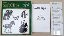 SoftClips Volume 4 Animal Clip-Art ©1991 SoftWood for Commodore Amiga BOXED picture