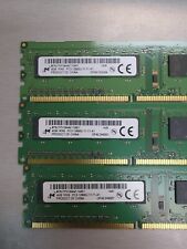 3-MICRON 4GB 1Rx8 PC3-12800U DIMM RAM MT8JTF51264AZ-1G6E1 12 GB picture