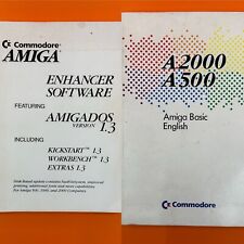 Commodore Amiga Manuals Bundle - A500/A2000 Amiga Basic & 1.3 Software Enhancer picture