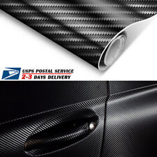 30*76cm 5D Black Carbon Fiber Vinyl Film Ultra Shiny Car Wrap Roll Sticker picture