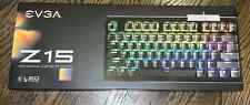 New Sealed EVGA Z15 RGB Mechanical Gaming Keyboard Hot Swappable Bronze Switches picture