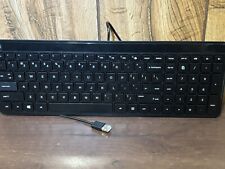 HP SK-2028 US Keys USB Slim Wired PC Keyboard Black- Brand New picture
