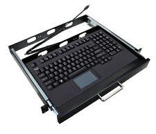 Adesso AKB-425UB-MRP Keyboard with built-in Touchpad and 1U Rackmount - NIB picture