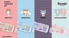 New Thecoopidea Sanrio Wireless Keyboard Mouse Set Little Twin Stars Cinnamoroll picture
