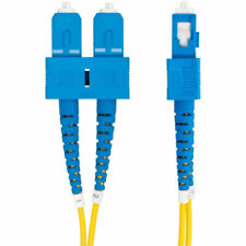 StarTech.com 2m (6.6ft) SC to SC (UPC) OS2 Single Mode Duplex Fiber Optic Cable, picture