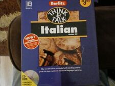 Berlitz Think & Talk Italian 2.0 Language Course CD-ROM WIN/MAC - NEW  F3 picture