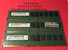 Lot of 3 Micron 2GB (3x2GB) 2RX8 PC3-10600R Server RAM Memory 6gb  picture